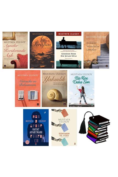 Mustafa Ulusoy -9 Kitap Set- Aynalar Koridorunda Aşk - Ay Terapisi - Giderken Bana Bir Şeyler Söyle