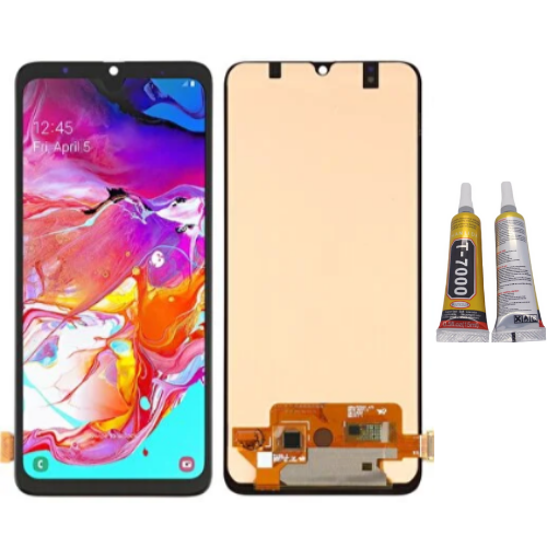 TE Samsung A70 A705F Uyumlu OLED Lcd Ekran Dokunmatik + B7000