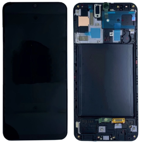 TE Samsung A70S A707F Uyumlu Çıtalı Lcd Ekran Dokunmatik 