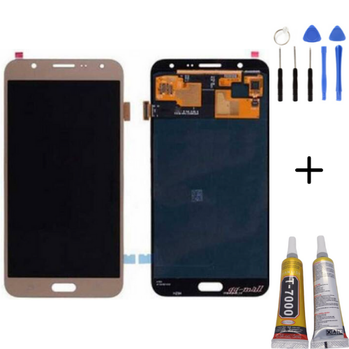 TE Samsung J7 Core J701 Uyumlu A Kalite Lcd Ekran Gold + Montaj Kiti