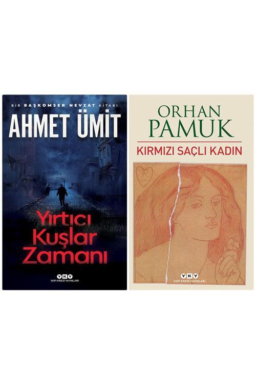 Yırtıcı Kuşlar + Kırmızı Saçlı Kadın 2 'Li Set Ahmet Ümit Yapı Kredi Yayınları