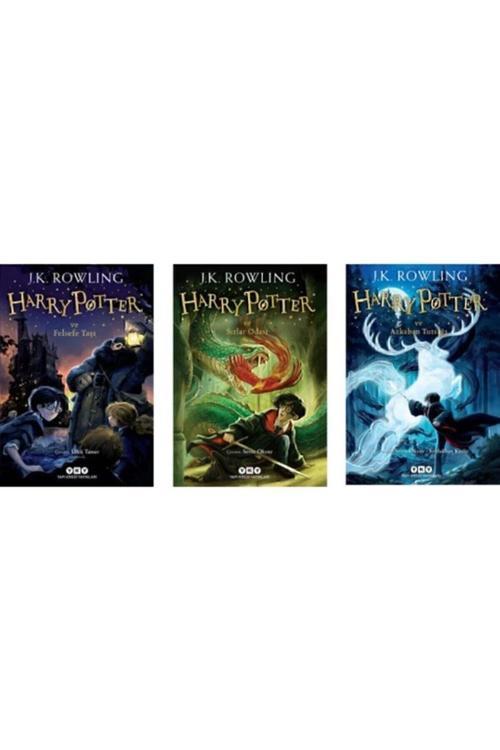Harry Potter Serisi 1. 2. 3. Kitaplar 3 Kitap Set - Felsefe Taşı - Sırlar Odası - Azkaban Tutsağı