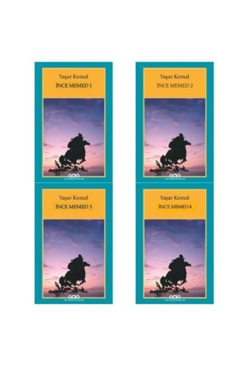 İnce Memed 1- 2 - 3 -4 - Yaşar Kemal (4 Kitap Set)