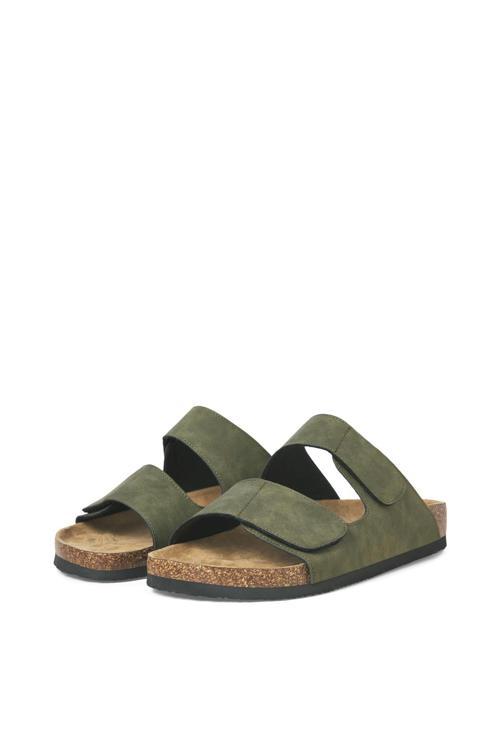 Jack & Jones JFWCENTRAL Erkek Sandalet – Çift Bantlı, Hafif ve Kaymaz Taban 