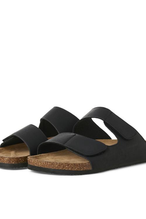 Jack & Jones JFWCENTRAL Erkek Sandalet – Çift Bantlı, Hafif ve Kaymaz Taban 