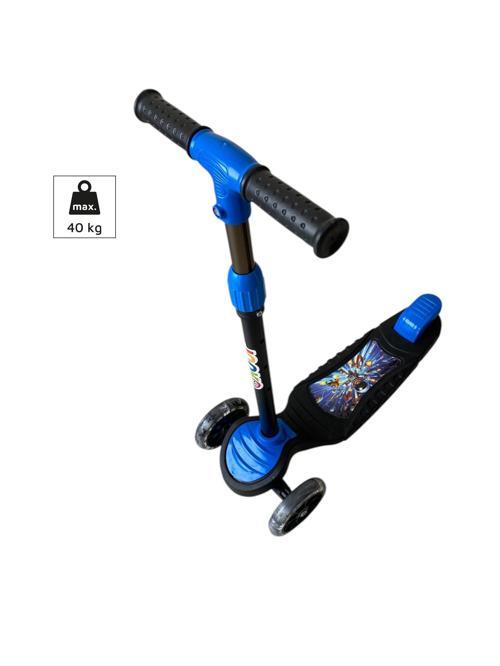 3 Tekerli Led Işıklı Scooter Yükseklik Ayarlı Pembe Scooter Max40kg