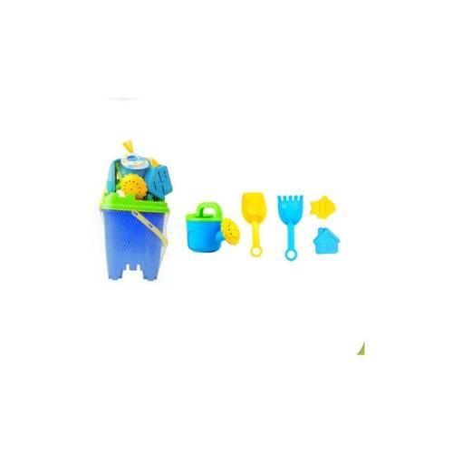 XL Büyük Boy Plaj Deniz Kova Kale Oyun Seti 6 Parça Lüx Kova Seti