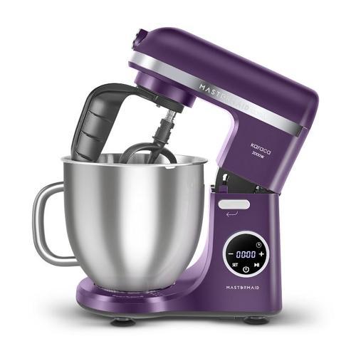 Mastermaid Chef Ultra D2000W Dijital Ekranlı Hamur Yoğurma Makinesi Grape Purple 7L