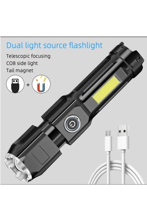 RF-Q1 Şarjlı Zoomlu Compact El Feneri