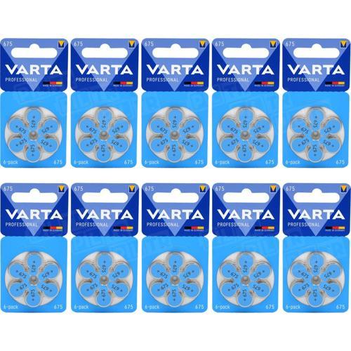 675 Numara İşitme Cihaz Pili 6x10 (60 Adet)