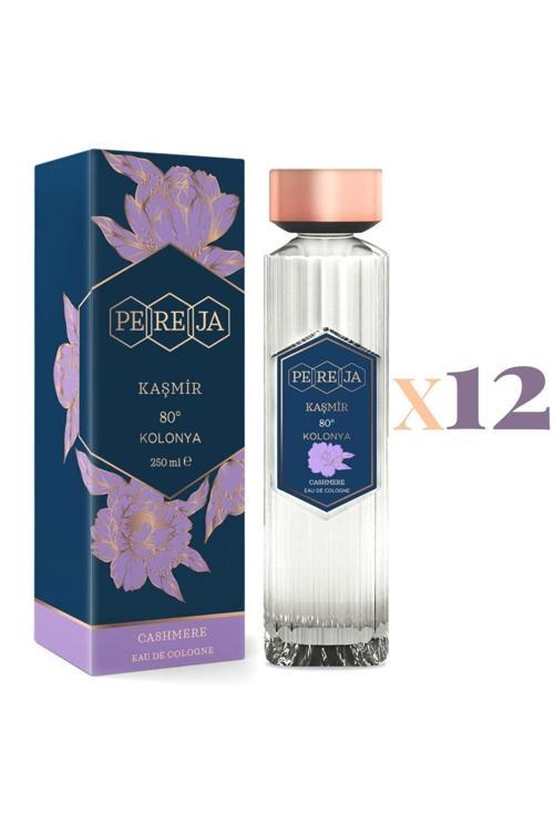Parfümlü Kolonya Kaşmir 250ml 12 Li Set