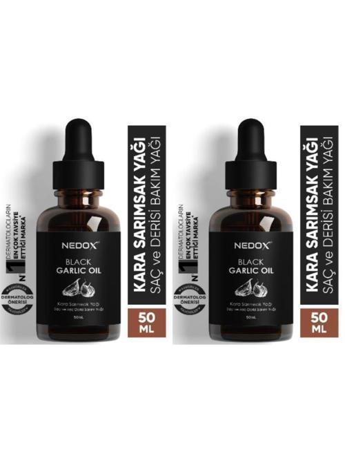 2 Adet Aşırı Yıpranmış Ve Dökülen Saçlara Özel Kara Sarımsak Yağı 50 Ml