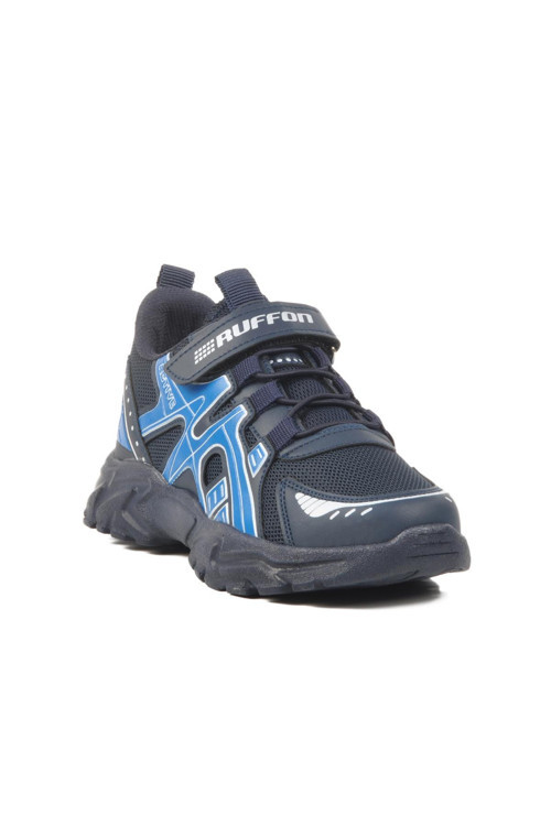 Lacivert-Beyaz Çocuk Spor Ayakkabı Ruffon 2540 F