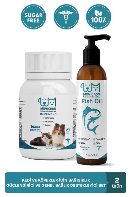 Kedi C Vitamini Tablet - Epa Ve Dha İçerikli Balık Yağı - Salmon Oil