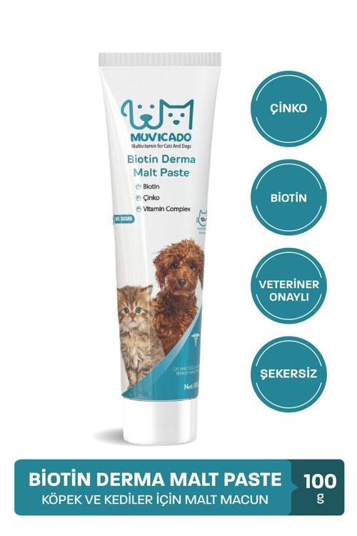 Kedi Köpek Derma Malt Biyotinli Kedi Maltı Kedi Malt Macun Kedi Tüy Malt Paste Kedi Macunu
