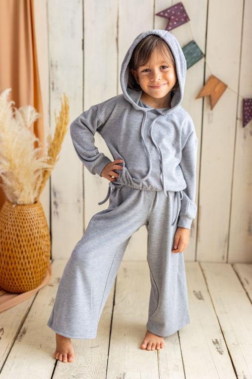 Gri Kız Triko Pantolon GRİY