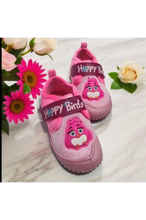 Ev İçi Ayakkabısı Kız Çocuk Panduf Fujia Şeker Pembe