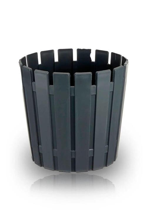 Akasya Saksı 8,5 Litre 27Cm Plastik Drenaj Izgaralı Bitki Çiçek Saksısı