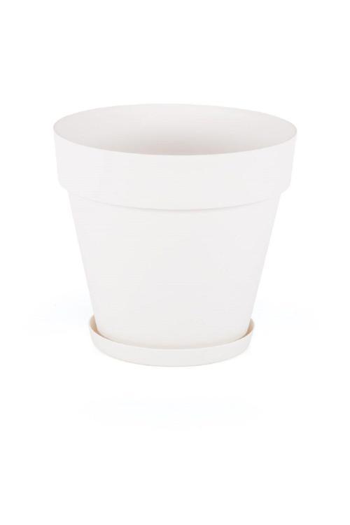 Yalı Saksı 1,7 Lt Beyaz 6'Lı Takım