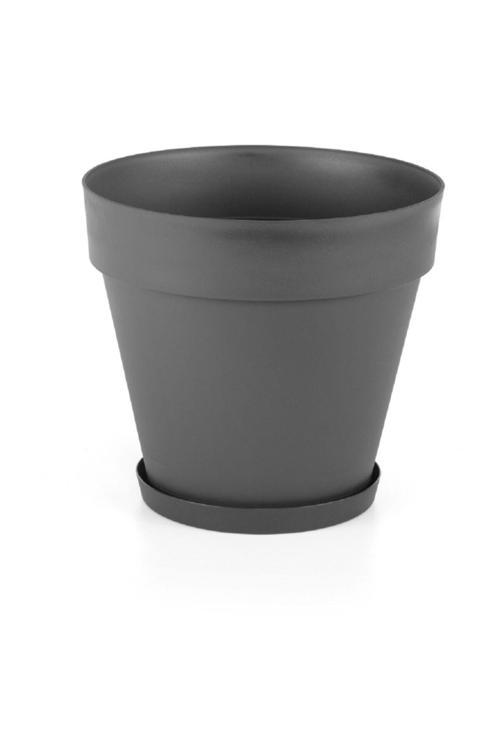 Yalı Saksı 23 Lt Siyah 3'Lü Takım