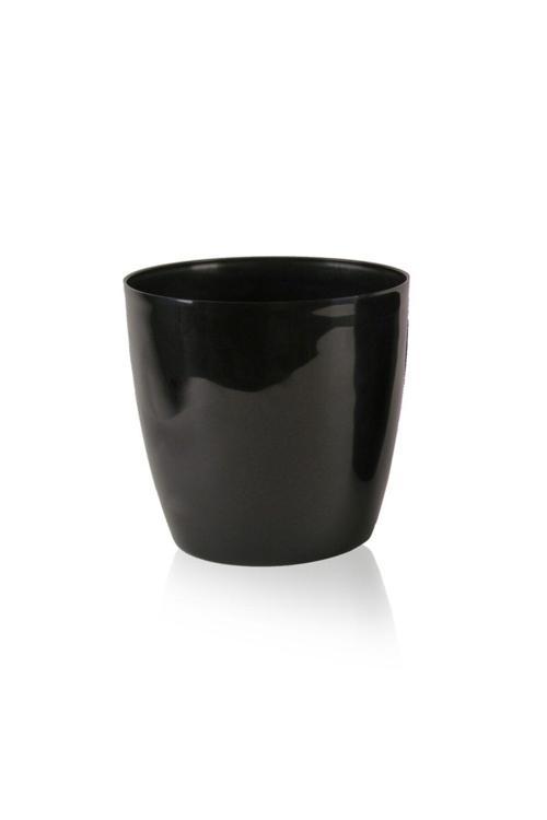 Yakut Saksı No.5 22 Litre Parlak Siyah Renk