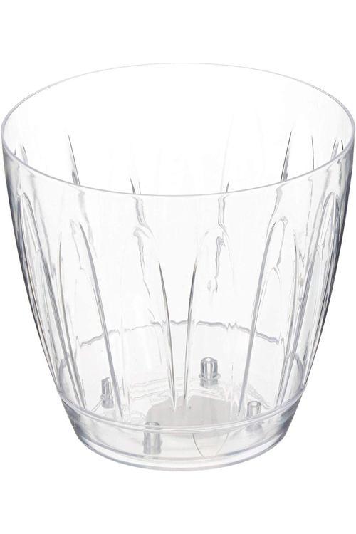 Orkide Saksı No: 3 Şeffaf Orkide Saksısı, Drenaj Tabaklı Orkide Saksısı 3 Lt ( Or03 )