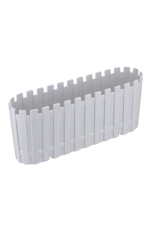 Poliwork Akasya Balkon Saksı Beyaz 40Cm