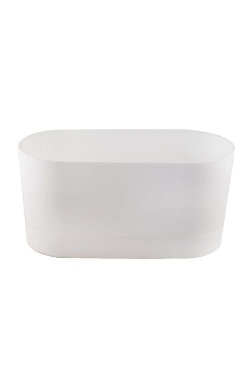 Poliwork Begonya Balkon Saksı Beyaz 30Cm