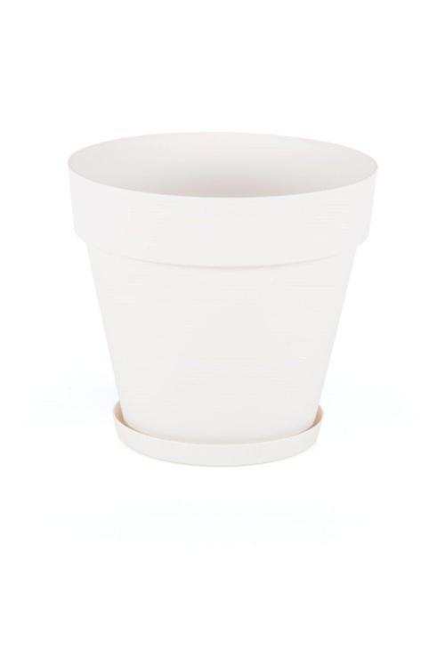 Yalı Saksı 10Lt Kırık Beyaz