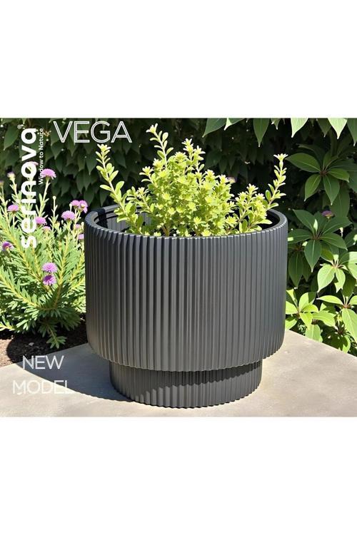 Büyük Modern Saksı, 36.6 Cm X 36.6 Cm 33 Lt Içsiz