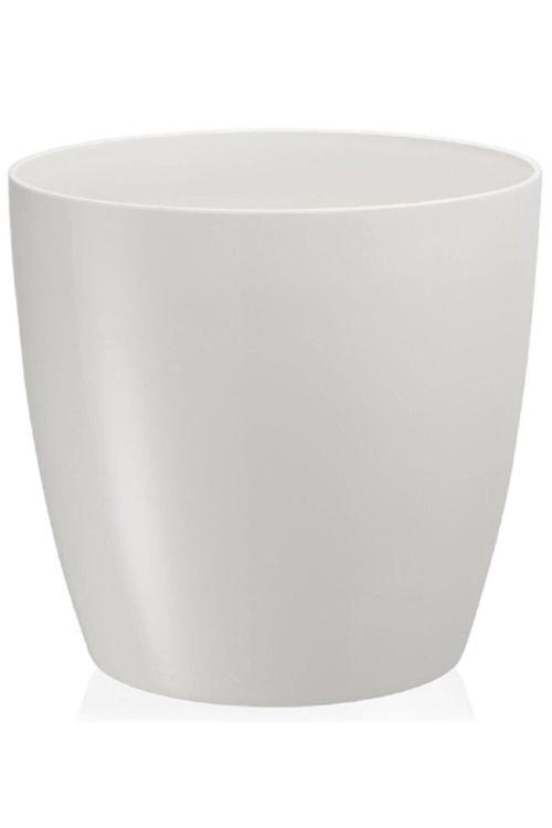 Saksı Yakut Çiçek Saksısı Beyaz Salon Saksısı 22 Litre