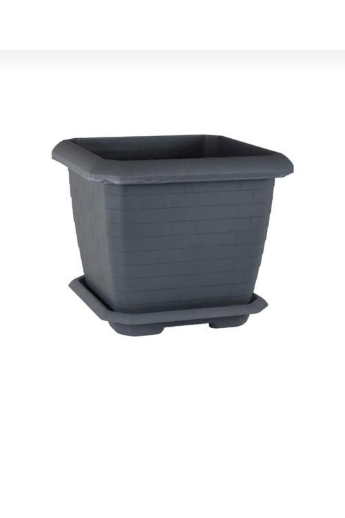 Hisar Kare Saksı Dış Ve Iç Mekan Saksı 25,3 Lt