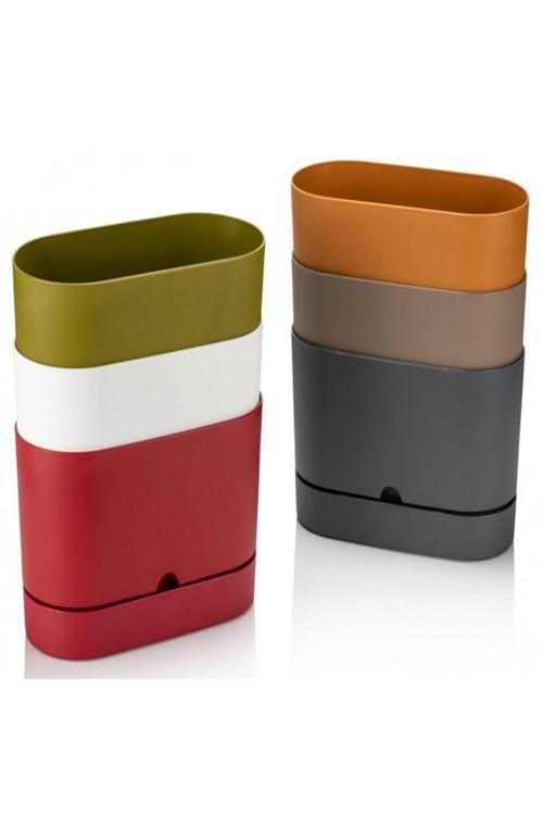 Begonya Balkon Saksı 30 Cm Beyaz 5,5 Lt Fma07192