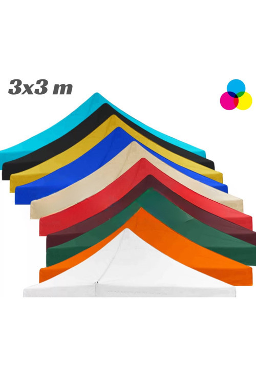 3×3 Bagaj Boy Premium Krem Katlanır Çardak (115cm)
