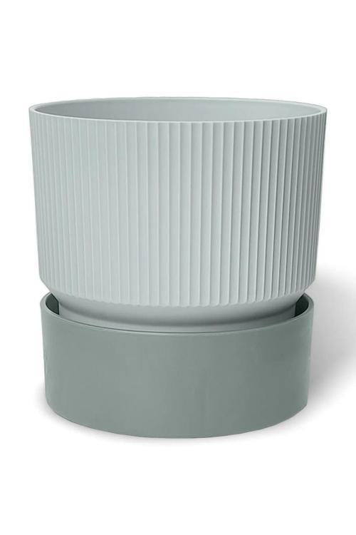 İxora 11 Cm Saksı Çift Renk Dekoratif Drenajlı Saksı