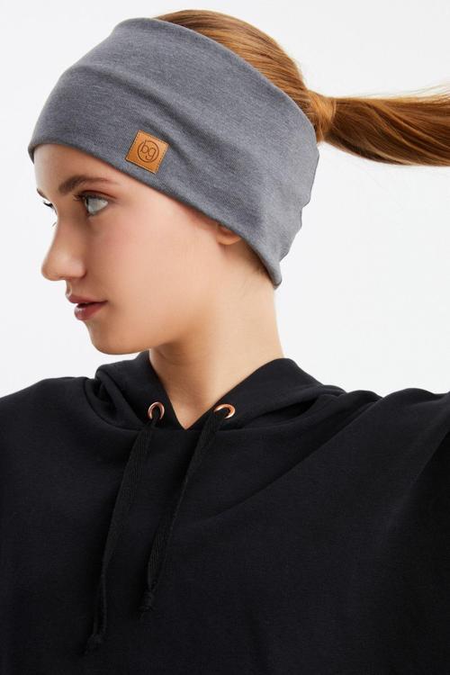 Kadın %100 Pamuklu Termal, Kaymaz, Terletmez, Ultra Hafif, Spor Saç Bandı Bandana 