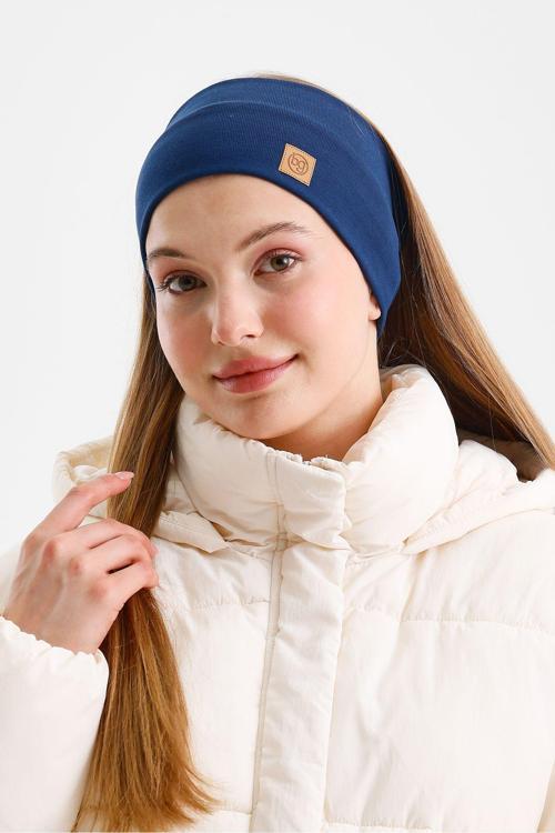 Kadın %100 Pamuklu Termal, Kaymaz, Terletmez, Ultra Hafif, Spor Saç Bandı Bandana 