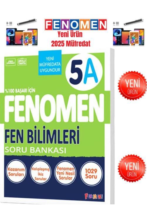 2025 5.Sınıf Güncel (Yeni Ürün) Fen Bilimleri(A)Kolay (1029Soru)Soru Bankası+Kalem