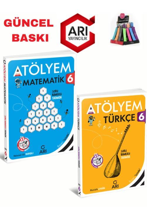 Arı Yayınları Güncel 6.Sınıf Atölyem Matematik-Türkçe Soru Bankası+Yazılı Eki+Kalemlik