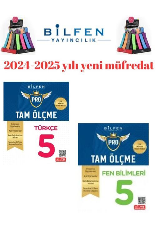 2027 5.Sınıf Pro Tam Ölçme Fen-Türkçe %100 Yeni Müfredat Soru Bankası Seti +Kalemlik
