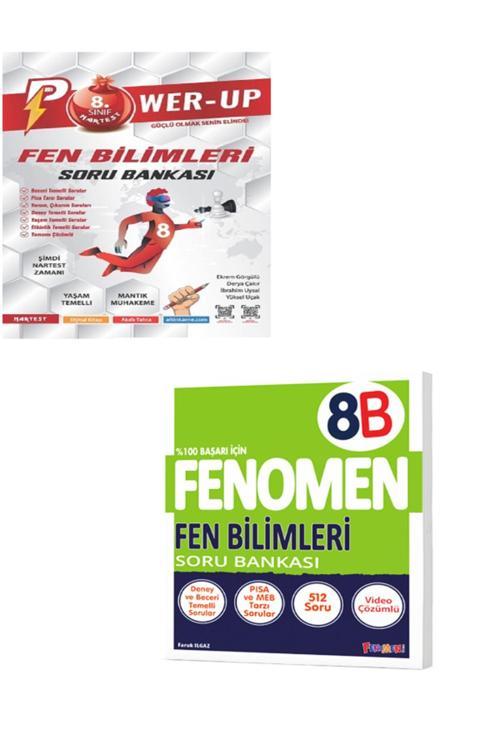 Nartest Yayınları Nartest 8. Sınıf Power-Up Fen Bilimleri + Fenomen 8. Sınıf Fen Bilimleri B Soru Bankas