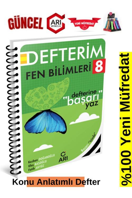 2025 Arı Yayınları 8.Sınıf Fen Bilimleri Konu Anlatımlı Soru Bankası Defter+Kalemlik