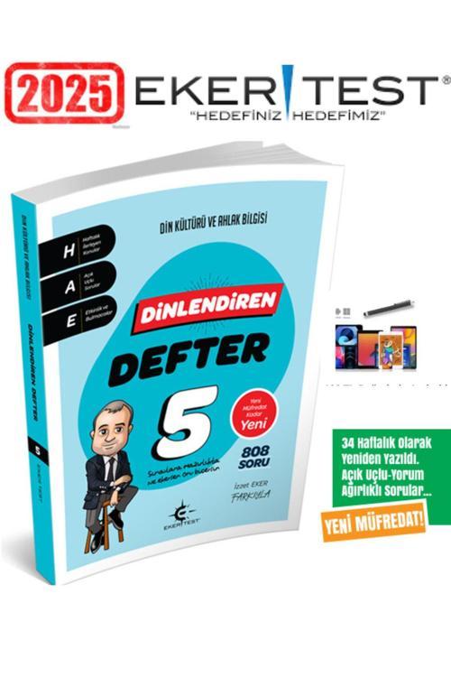 Eker Test 5.Sınıf Dinlendiren Konu Anlatımlı Defter+Android Kalem