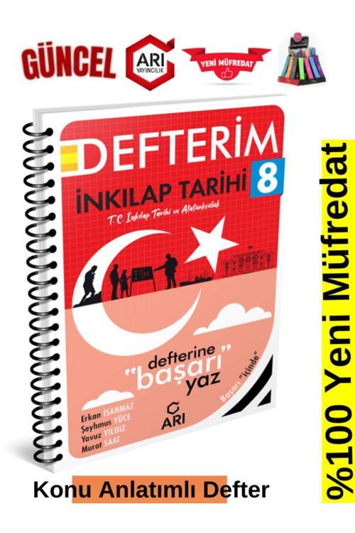 2025 Arı Yayınları 8.Sınıf İnkilap Tarihi Konu Anlatımlı Soru Bankası Defter+Kalemlik