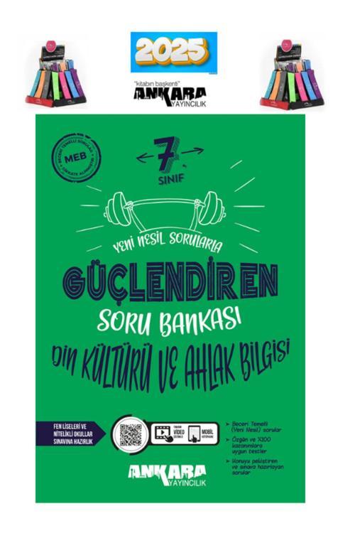 Güncel 7.Sınıf Din Kültürü Video Çözümlü Soru Bankası+ Kalemlik