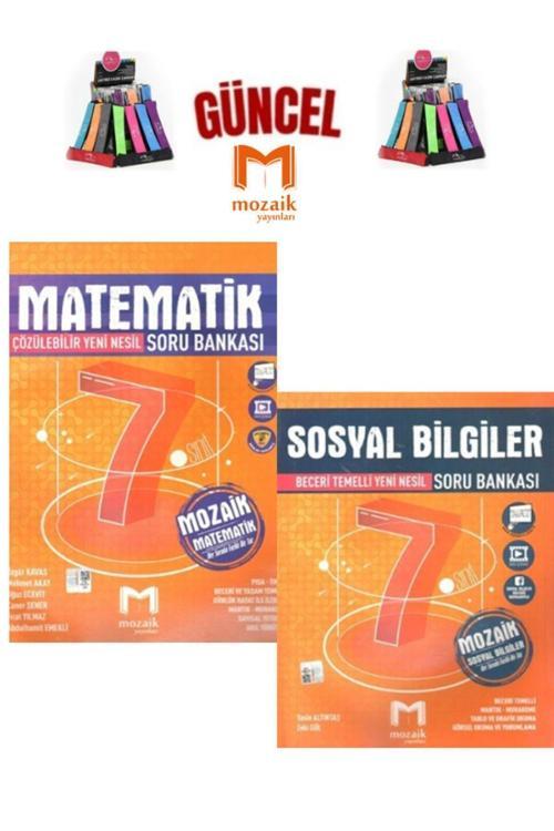 Mozaik 7.Sınıf Matematik-Sosyal Video Çözümlü Soru Bankası Seti+Kalemlik