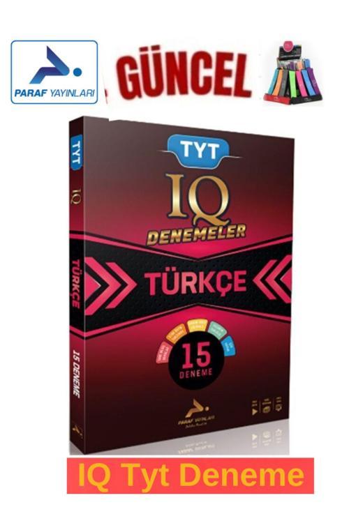Güncel Paraf Türkçe 15 Branş  IQ Deneme Seti+Kalemlik