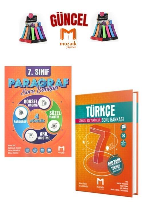 Mozaik 7.Sınıf Paragraf-Türkçe Video Çözümlü Soru Bankası Seti+Kalemlik
