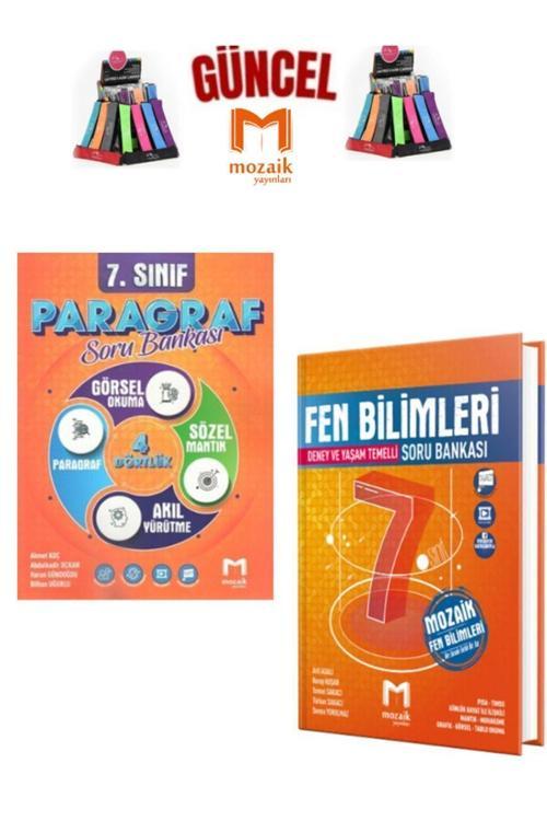 Mozaik 7.Sınıf Paragraf-Fen Bilgiler Video Çözümlü Soru Bankası Seti+Kalemlik