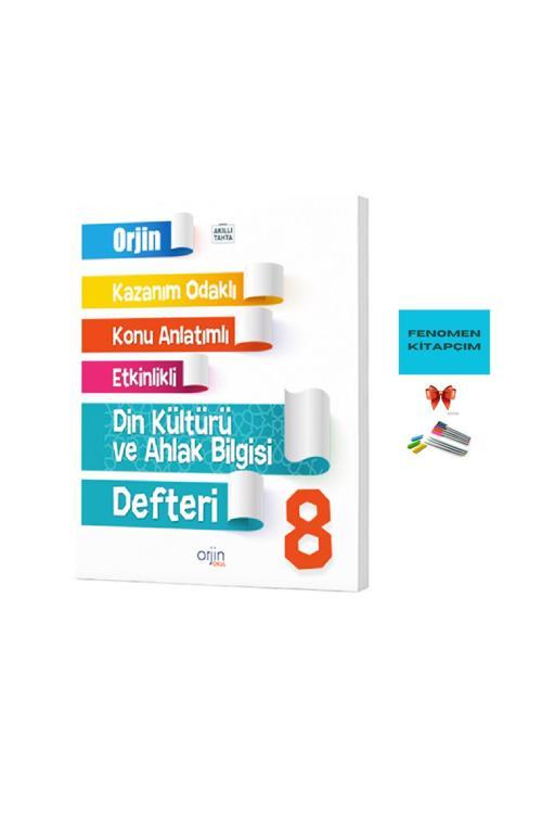 Fenomen Kitap Orjin 8. Sınıf Din Kültürü Ve Ahlak Bilgisi Akıllı Defter